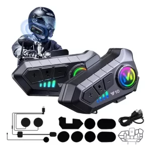 Intercomunicador Kr-m1 Bluetooth Moto Casco Manos Libres