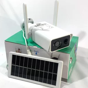 Cámara Solar HD-WiFi Seguridad C/Soporte/ Visión Nocturna / Control & Alarma Celular